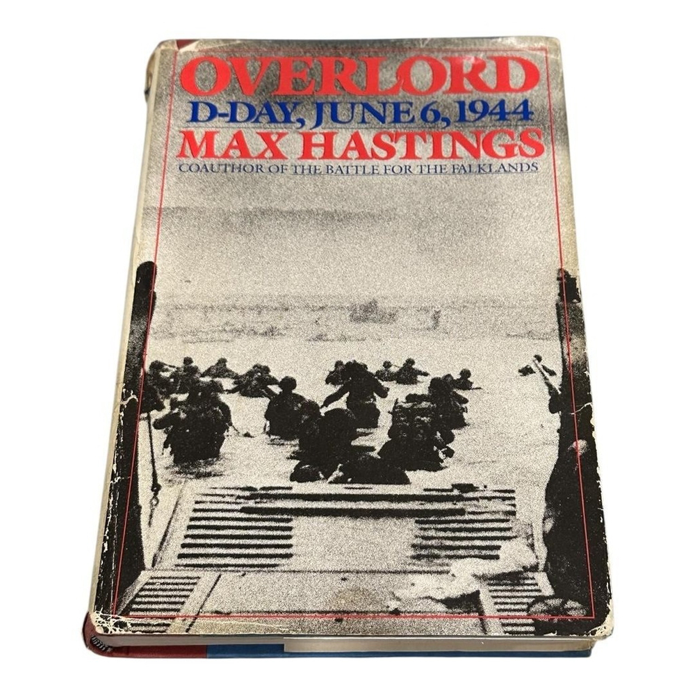 Vintage 1984 Overlord D-Day June 6 1944 Max Hastings HC WWII Military History